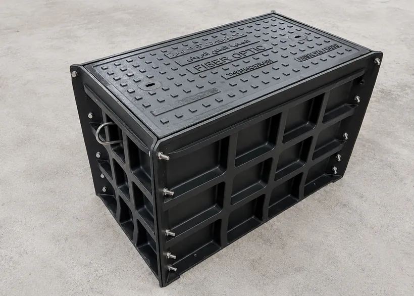 Fibre-optic FRP chamber