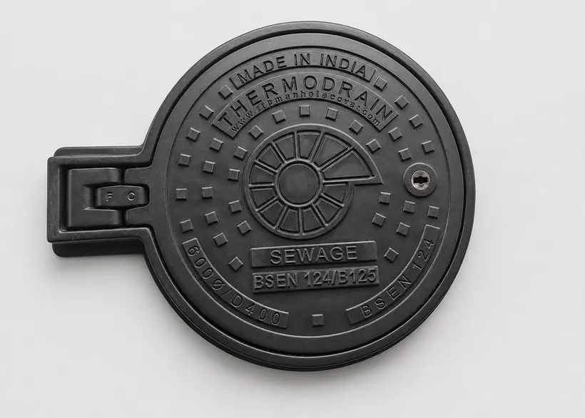 Ø600 D400 hinged sewer cover