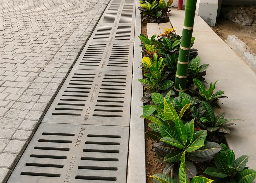 Water gully cover run
